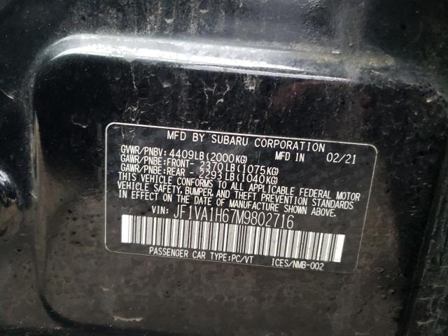 JF1VA1H67M9802716 Subaru Wrx Limited