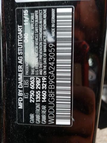 2016 MERCEDES-BENZ S 550 4MAT - WDDUG8FB9GA243059