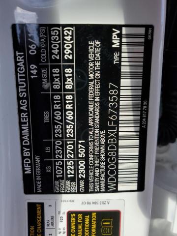 2020 MERCEDES-BENZ GLC 300 - WDC0G8DBXLF673587