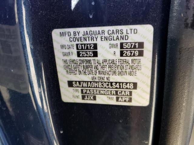 SAJWA0HB3CLS41648 Jaguar Xf Portfolio