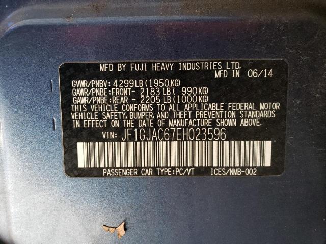 JF1GJAC67EH023596 Subaru Impreza Premium