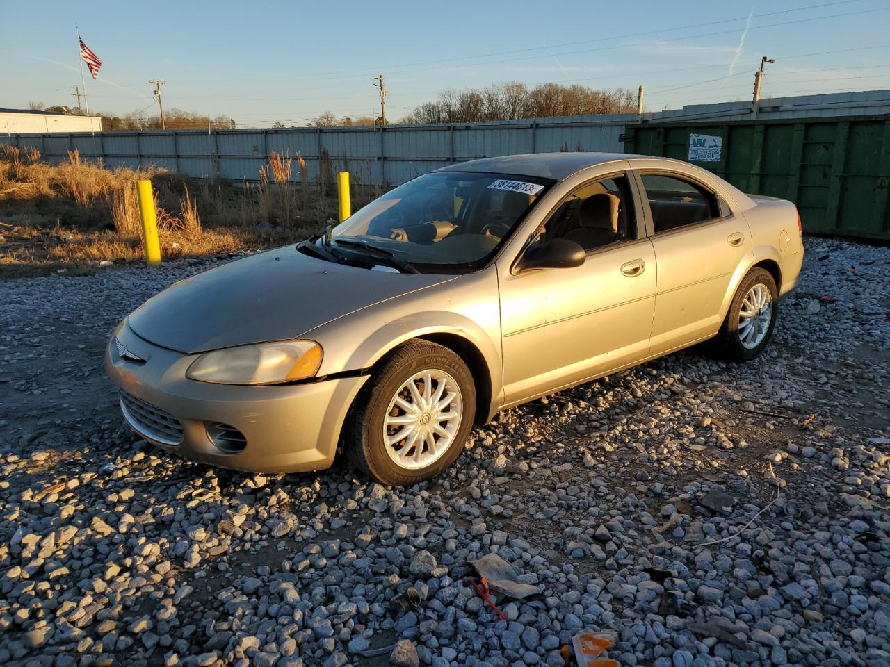 2003 Chrysler Sebring Lx продається в Montgomery, AL - Top/Roof