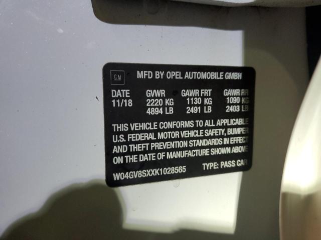2019 BUICK REGAL TOUR - W04GV8SXXK1028565
