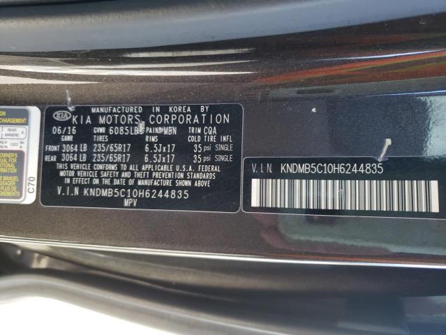 2017 KIA SEDONA LX - KNDMB5C10H6244835