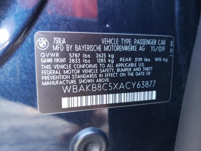 WBAKB8C5XACY63877 BMW 7 Series