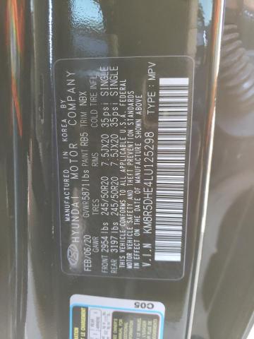 2020 HYUNDAI PALISADE L - KM8R5DHE4LU125298