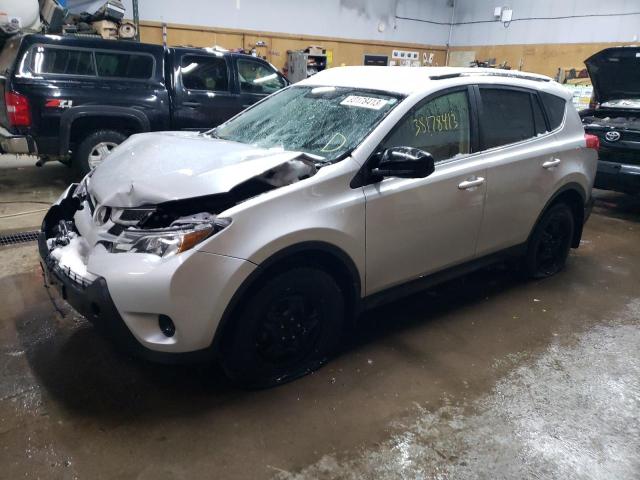 Salvage cars for sale from Copart Kincheloe, MI: 2015 Toyota Rav4 LE