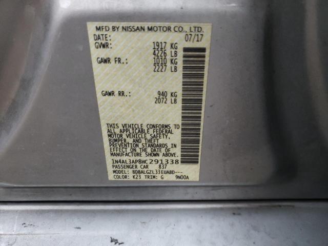 2017 NISSAN ALTIMA 2.5 1N4AL3AP8HC291338