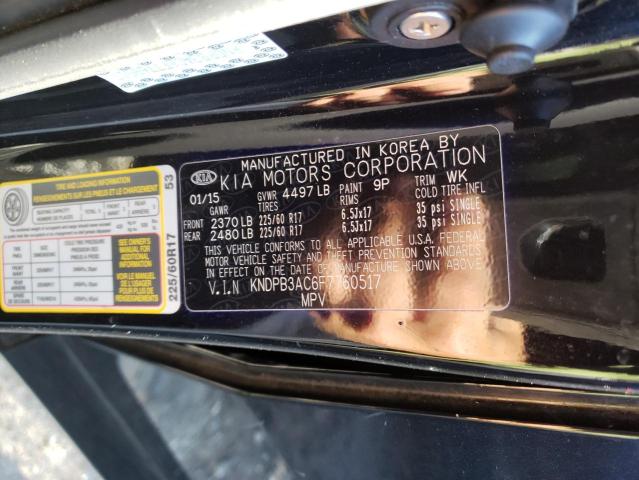 KNDPB3AC6F7760517 KIA Sportage Lx