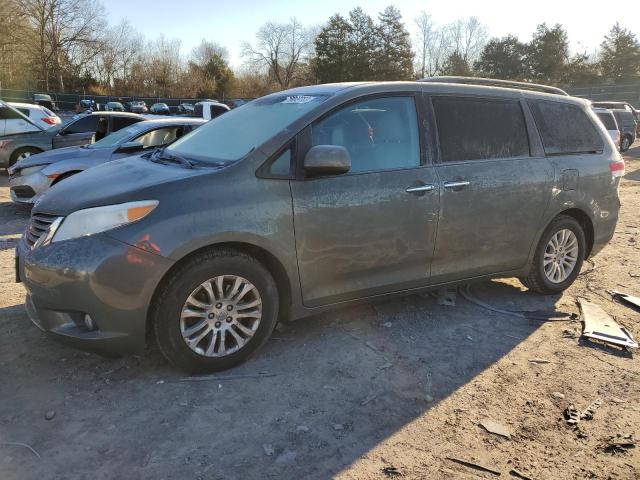 Salvage cars for sale from Copart Madisonville, TN: 2011 Toyota Sienna XLE