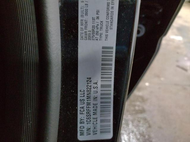 2021 RAM 1500 BIG H - 1C6SRFFM1MN822124