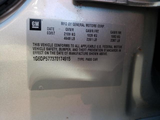 1G6DP577370174915 Cadillac Cts Hi Feature V6