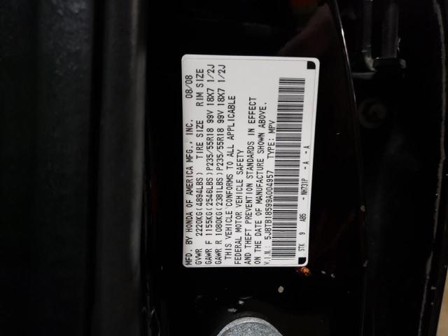 5J8TB18599A004957 Acura Rdx Technology