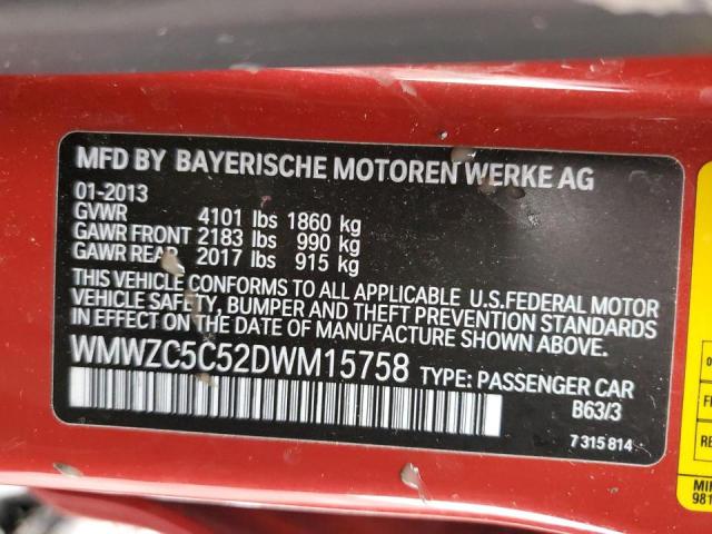 WMWZC5C52DWM15758 Mini Cooper