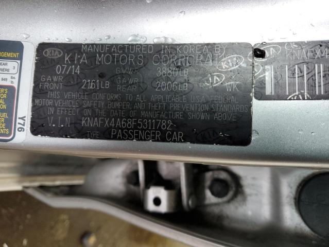 KNAFX4A68F5311782 KIA FORTE LX