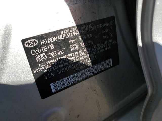 2019 HYUNDAI ELANTRA SE - 5NPD84LF9KH416636