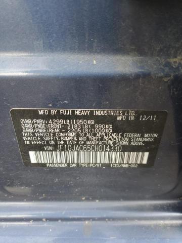 JF1GJAC65CH014330 Subaru Impreza Premium