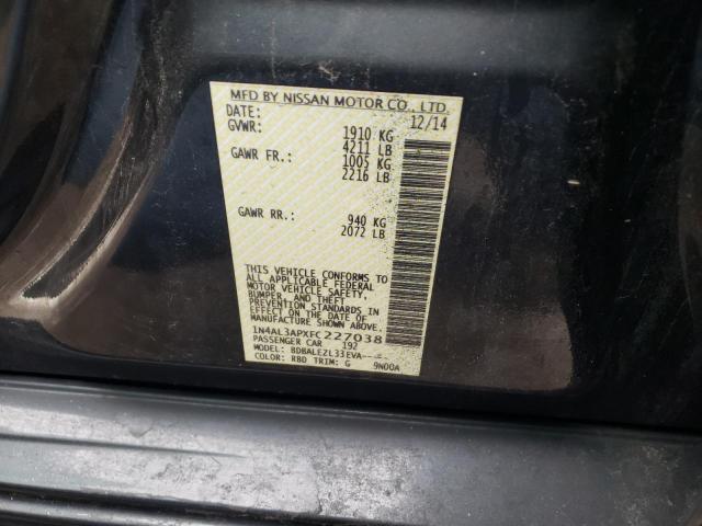 2015 NISSAN ALTIMA 2.5 1N4AL3APXFC227038