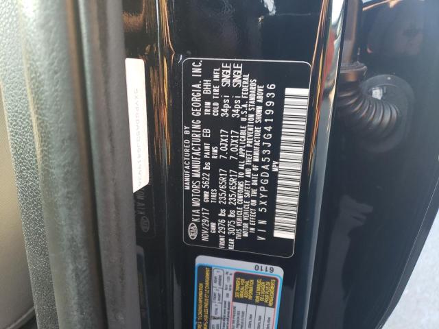 5XYPGDA53JG419936 KIA SORENTO LX