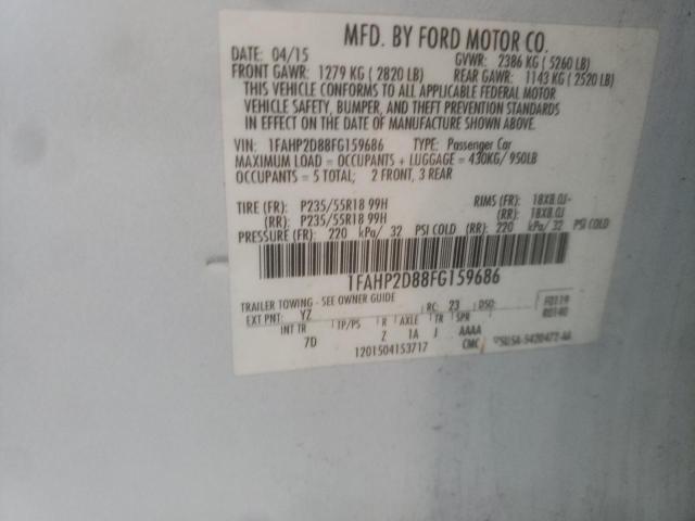 2015 FORD TAURUS SE - 1FAHP2D88FG159686