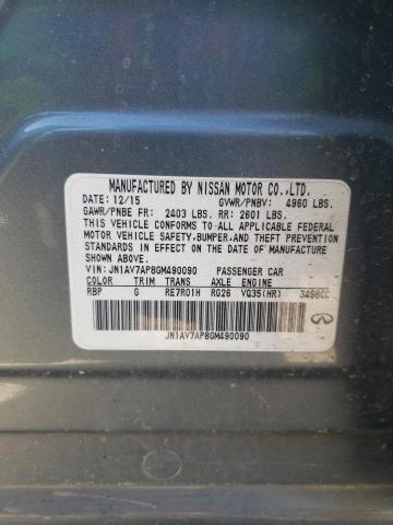 2016 INFINITI Q50 HYBRID - JN1AV7AP8GM490090
