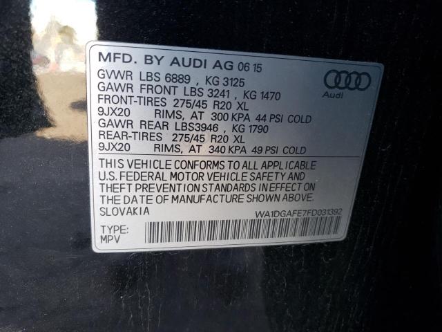 2015 AUDI Q7 PRESTIG - WA1DGAFE7FD031392
