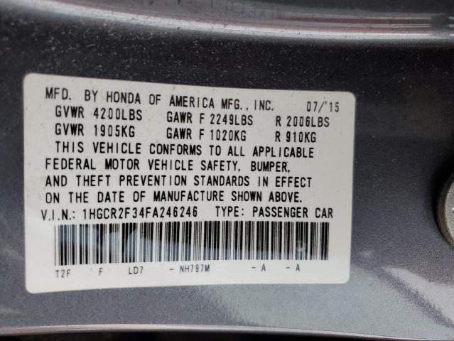 2015 HONDA ACCORD LX 1HGCR2F34FA246246