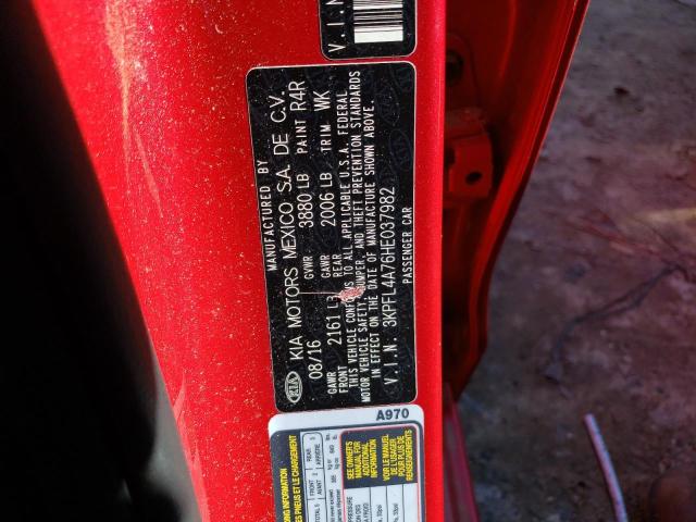 3KPFL4A76HE037982 KIA Forte