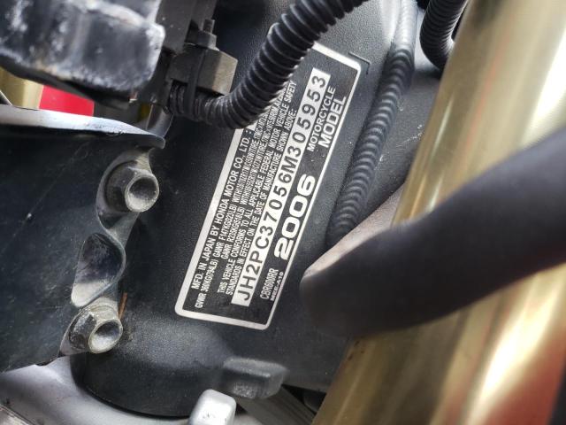 2006 HONDA CBR600 RR - JH2PC37056M305953