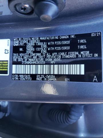2021 LEXUS RX 450H 2T2HGMDA4MC065059