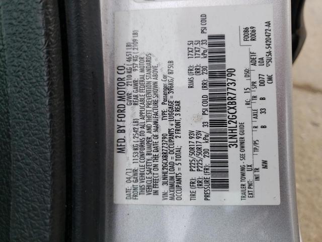 3LNHL2GCXBR773790 Lincoln MKZ