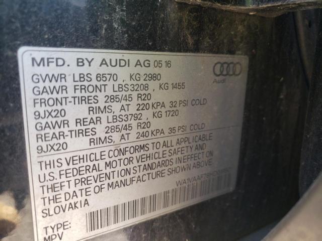 2017 AUDI Q7 PRESTIG - WA1VAAF78HD016801