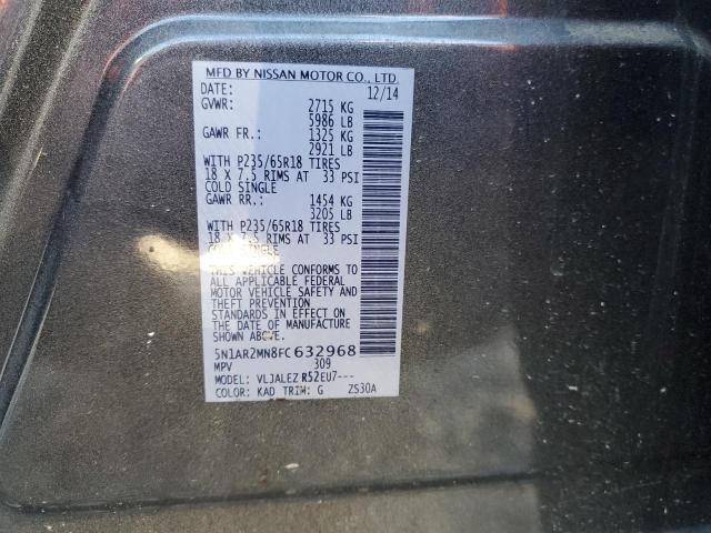 2015 NISSAN PATHFINDER - 5N1AR2MN8FC632968