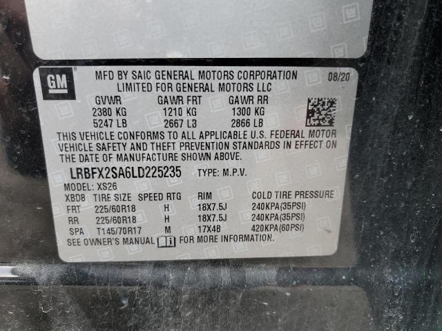 2020 BUICK ENVISION - LRBFX2SA6LD225235