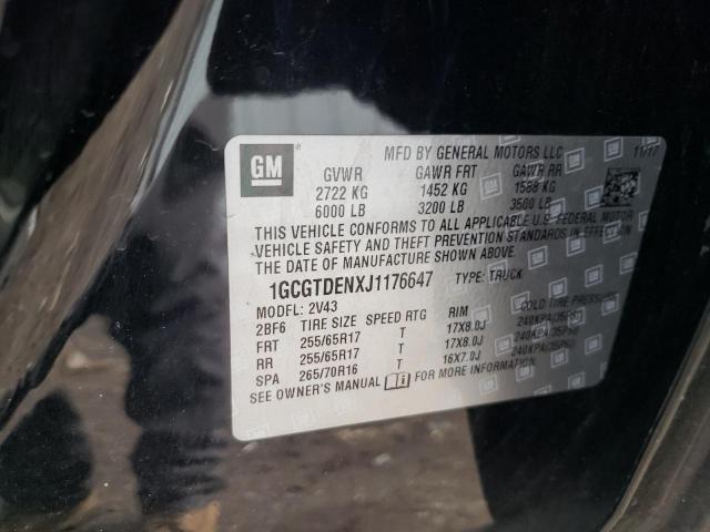 2018 CHEVROLET COLORADO Z - 1GCGTDENXJ1176647