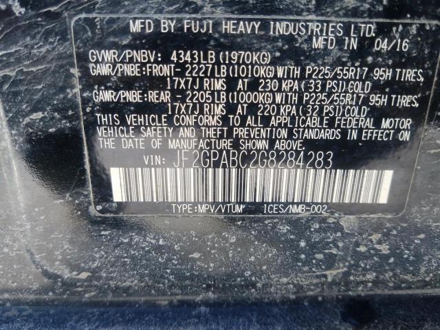 JF2GPABC2G8284283 Subaru Crosstrek