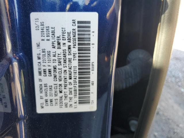 19UUB1F35FA018310 Acura TLX