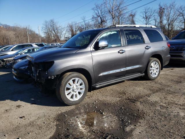 Toyota Sequoia salvage cars for sale: 2020 Toyota Sequoia Platinum