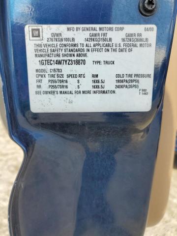 1GTEC14W7YZ318870 GMC New Sierra C1500