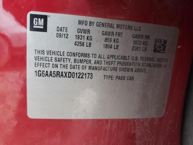 1G6AA5RAXD0122173 Cadillac ATS