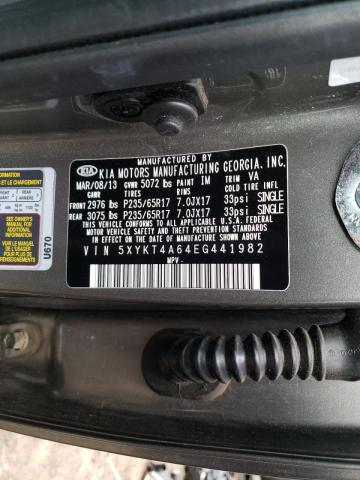 5XYKT4A64EG441982 KIA SORENTO LX