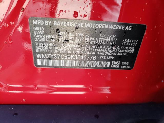 WMZYS7C59K3F45776 Mini COOPER COUNTRYMAN