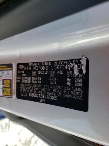 KNDJN2A21F7783105 KIA Soul