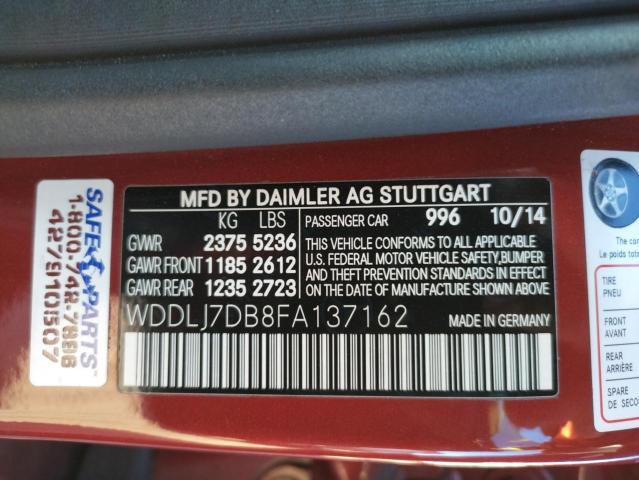 2015 MERCEDES-BENZ CLS 550 WDDLJ7DB8FA137162