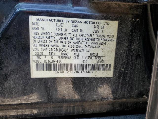 1N4BL21E28C183407 Nissan Altima 3.5se