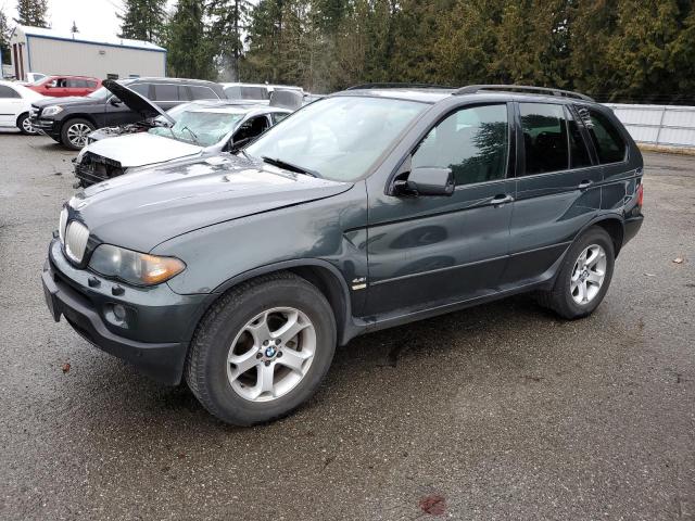 Salvage cars for sale from Copart Arlington, WA: 2004 BMW X5 4.4I