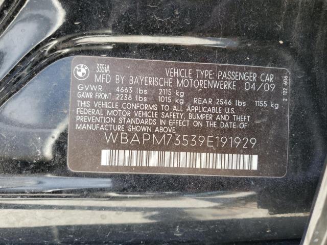 WBAPM73539E191929 BMW 335 I