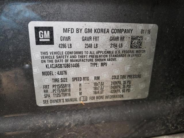 2016 BUICK ENCORE - KL4CJASB7GB614406