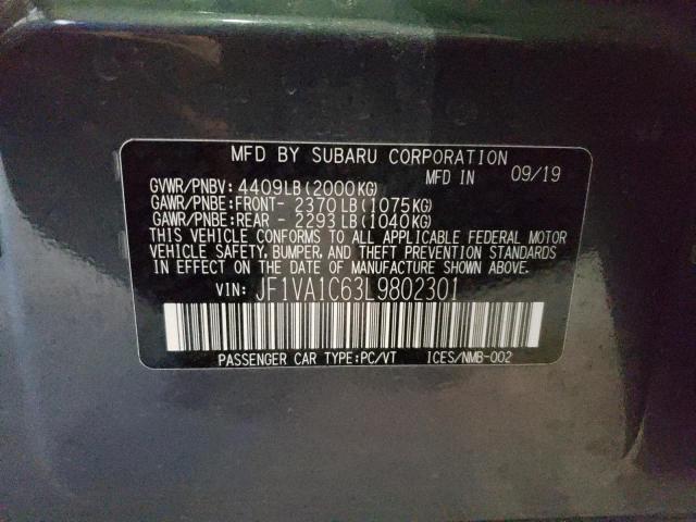 JF1VA1C63L9802301 Subaru Wrx Premium