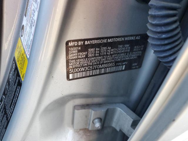 5UXXW3C57F0M86965 BMW X4 Xdrive28i